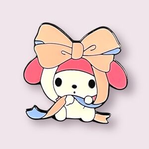 My Melody Enamel Pin - Bow Design